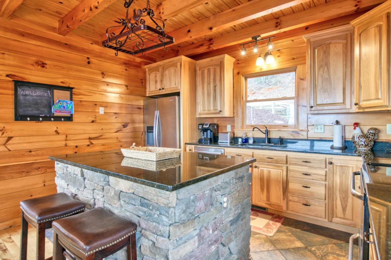 Hawk'S View Log Cabin Lake Lure Exterior foto